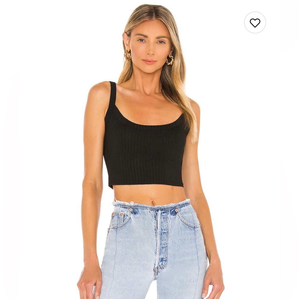 Revolve h:ours Kurt Tank Top XS Black NWT